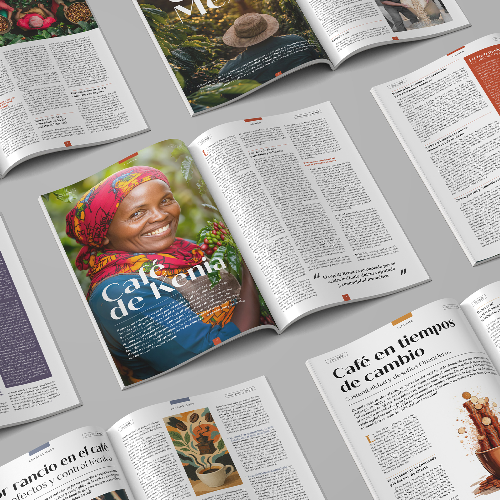 Diseño Editorial Revista Fórum Café